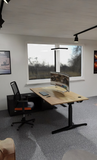 Thunderbike Büro Geschäftsführung Tisch